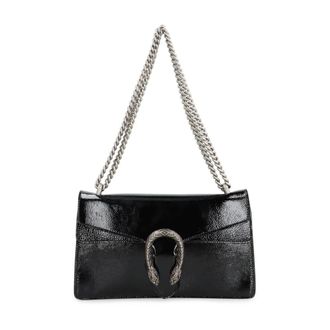 Gucci Shoulder Bags, female, Black, ONE SIZE, Dionysus Leather Crossbody Bag