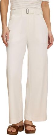 Nic+Zoe Highland Soft Stretch Wide Leg Pants in Paper White at Nordstrom, Size 12