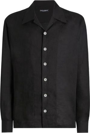 Dolce & Gabbana Camicia in lino - Nero