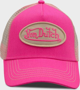 Von Dutch Basis Trucker Katoenen Roze Petten