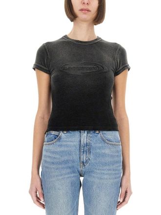 Alexander Wang Slim Fit Black T-Shirt