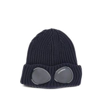 C.P. Company C. p. Company Goggle-detail Ribbed Beanie