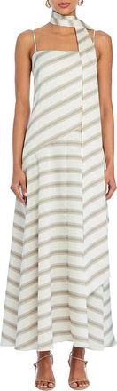 SER.O.YA Seroya Kaia Satin Maxi Dress