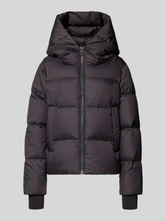 Marc O'Polo Regular Fit Daunenjacke mit Kapuze in Graphit, Gr&ouml;&szlig;e 40