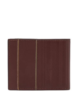 Paul Smith striped leather wallet - Bruin