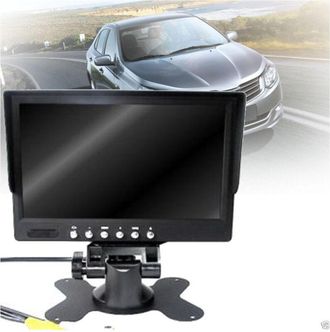 Trade Shop Trade Shop - Monitor Lcd Led Tft 7 Pollici 2 Ingressi Para Telecamera Retromarcia