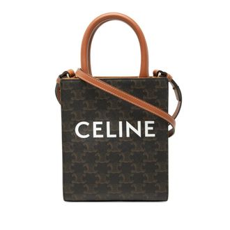 Celine Pre-owned Celine Mini Triomphe Coated Canvas Vertical Cabas Satchel Unisex M70CEUYQOV5DG2YQ