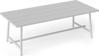 Fatboy Freds Outdoor Tisch 220 x 100 cm, hellgrau (Exklusive Edition)