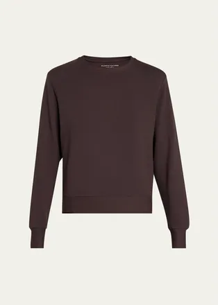 Majestic Filatures French Terry Crop Crewneck Sweatshirt