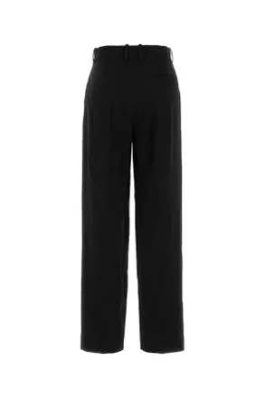 Loewe Viscose Blend Trousers - Black