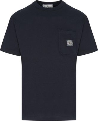 Stone Island S0057 POCKET T SHIRT Size: XXL, colour: NAVY