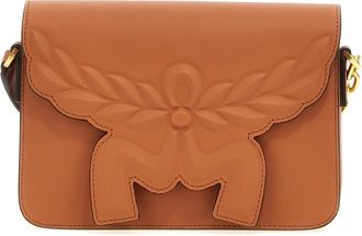 MCM Himmel Laurel Crossbody - Dames - Schoudertassen - Bruin - ONE Size - Leer - Tassen