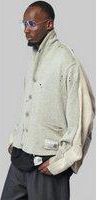 Miharayasuhiro Sweat Pullover Combined Knit Cardigan