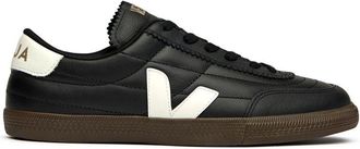 Veja Womens Panenka Trainers - Black Leather - Size UK 4
