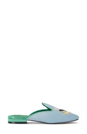 Kurt Geiger Beaded Slipper in Light/Pastel Blue at Nordstrom Rack, Size 5.5Us / 35.5Eu