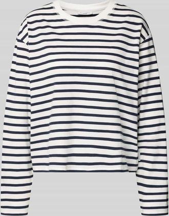 Marc O'Polo Denim Marc OPolo Denim Loose Fit Langarmshirt aus reiner Baumwolle in Weiss, Gr&ouml;&szlig;e XL