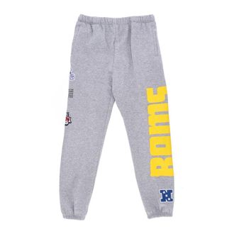Mitchell & Ness Los Angeles Rams Fleece Trainingsbroek - Heren - Sweatpants - Grijs - XL - Katoen - Broeken