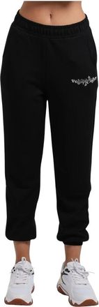Emporio Armani Broeken, Dames, Zwart, XL, Polyester, Logo Series Broeken