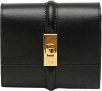 Celine Pre-owned Wallets, female, Black, Size: ONE SIZE Pre-owned Leather Wallet