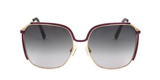 Linda Farrow MATTHEW WILLIAMSON MW22 C2 Womens Sunglasses Gold Size 59