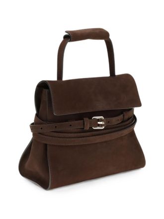 Moschino Tie Me Top Handle Bag - Brown