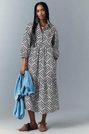 Maeve The Bettina Tiered Shirt Dress by Maeve