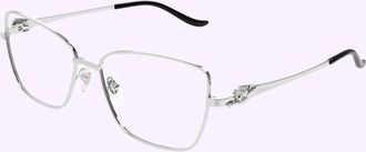Cartier Panthere de Cartier Demo Cat Eye Ladies Eyeglasses CT0523O 002 55
