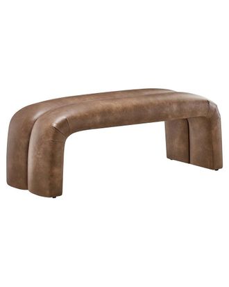 ModWay Dax 50.5In Vegan Leather Upholstered Accent