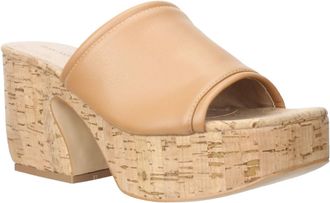 Bruno Menegatti Womens Cara Wedge Slide In Natural