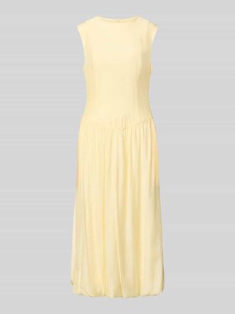 Vero Moda Bubble Kleid mit Rundhalsausschnitt Modell KRISSI in GELB, Gr&ouml;&szlig;e 34