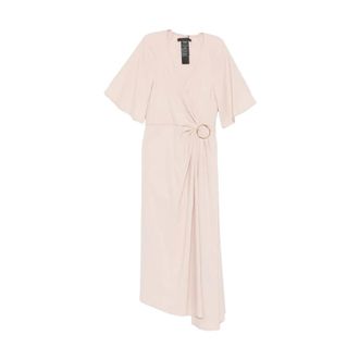 Max Mara Wrap Dresses, female, Pink, Size: S MAX Mara Pianoforte Dresses Pink