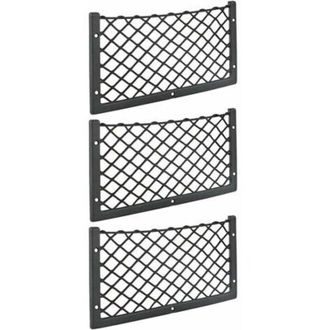 OEM Adecuado Para Aiperq: Juego De 3 Redes De Almacenamiento Para Coche, 36 X 18 Cm, Malla De Nailon El&aacute;stica, Sujeci&oacute;n S&uacute;per Resistente, Apta Para Furgon