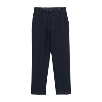 Etro Broeken, Heren, Blauw, M, Suit Broeken
