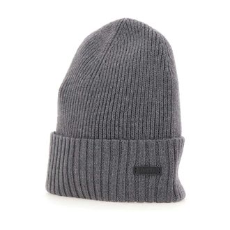 HUGO BOSS Accessories, male, Gray, ONE SIZE, Fati Beanie