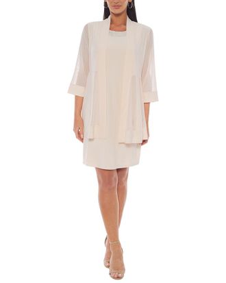 Marina Rossini Beaded Neck Mini Dress