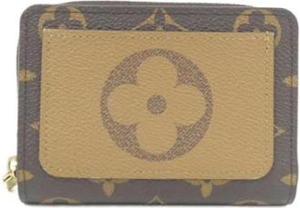 Louis Vuitton Pre-owned Bi-fold Portemonnee - Dames - Vintage Accessoires - Bruin - ONE Size - Vintage