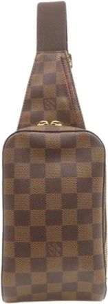 Louis Vuitton Pre-owned Damier Sling Bag - Dames - Vintage Schoudertas - Bruin - ONE Size - Vintage