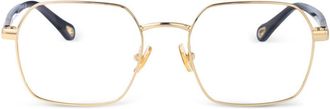 Chloé Occhiali geometrici - Oro