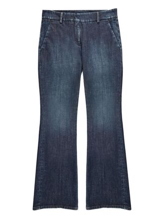 Slowear faded-effect flared jeans - Blue