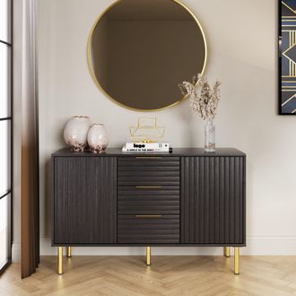 GFW Nervata Sideboard in Black