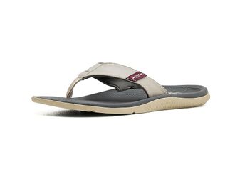 Reef Reef Santa Ana Mens Sandals Tan/Grey/Maroon : 12 D - Medium, Rubber