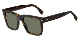 BOSS Boss 1442/S 086/QT Mens Sunglasses Tortoiseshell Size 53