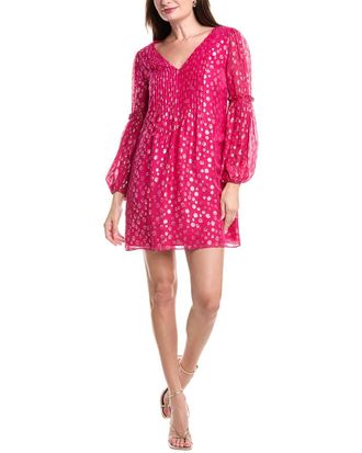 Lilly Pulitzer Cleme Silk-Blend Mini Dress