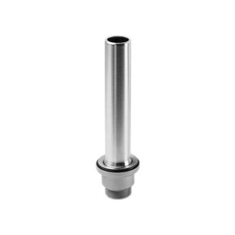 Lira Scarico Con Tubo Di Troppopieno In Acciaio Inox 370mm Per Lavello Diametro 60mm