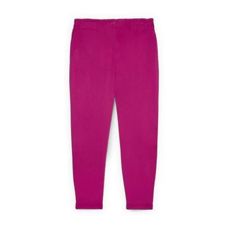 Fiorella Rubino Balloon Pants in Milano Stitch - Dames - Straight fit broeken - Roze - S - Polyester - Broeken