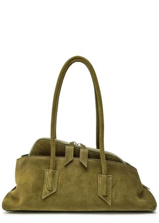 トートバッグ THE ATTICO \"THE WALK\" BAG SMALL (250WAH00058 LBT019AA100) La Passeggiata Small'' black top handle for Women | THE ATTICO®