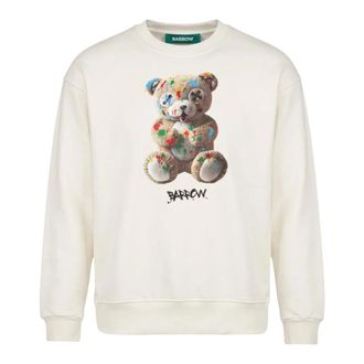 Barrow Sudadera con cuello redondo - Sweatshirts & Hoodies - Hombre - Blanco - XL