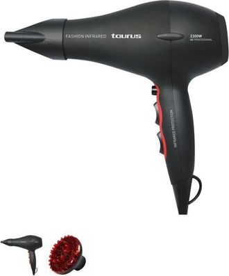 Taurus Secador De Pelo 2200w Motor Ac Fashion Infrared 2 Velocida