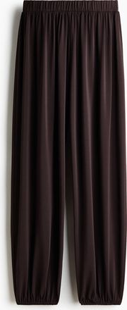 H&M Schlupfhose mit Balloon Leg - Dunkelbraun