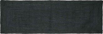 vidaXL Alfombra De &Aacute;rea Gris Oscuro 80 X 200 Cm Yute Vidaxl